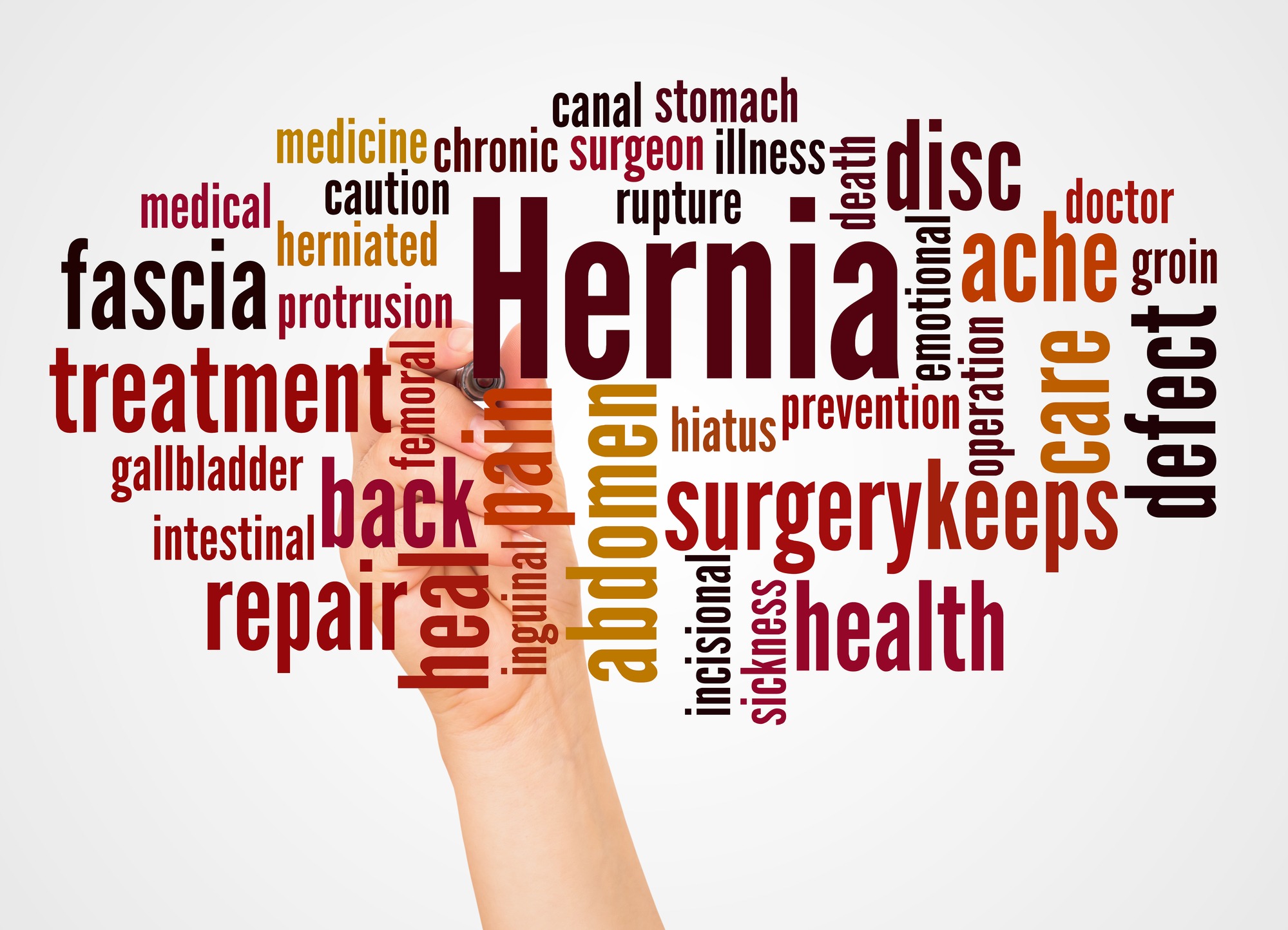 hernia-word-cloud-and-hand-with-marker-concept