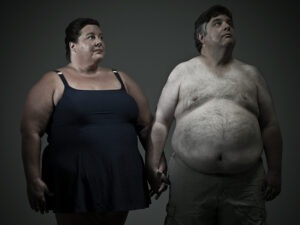 Overweight couple