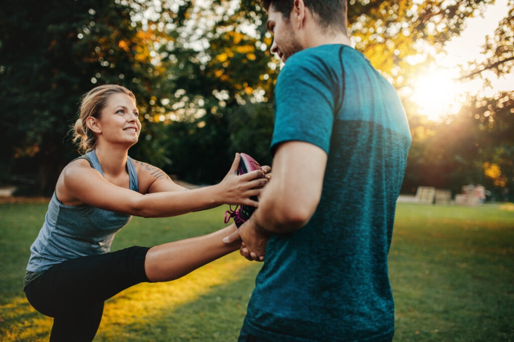 woman doing leg exercise Beltline Health